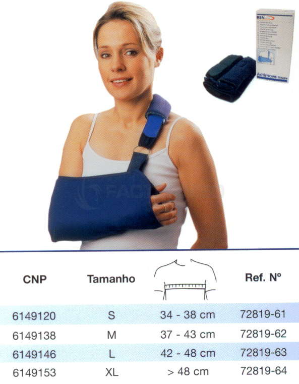 Apoio de braço ortopédico