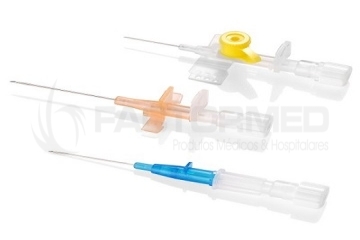 CATHETER HEMOFLON WITH WINGS AND INJECTION POINT