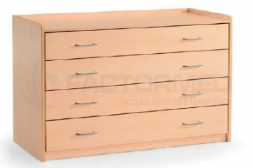 CHEST OF DRAWERS IN BEECH WOOD